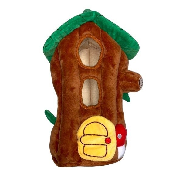 Lakeshore Learn & Play Plush Stuffed Animal Treehouse with Hideout Peek Holes - Picture 1 of 11
